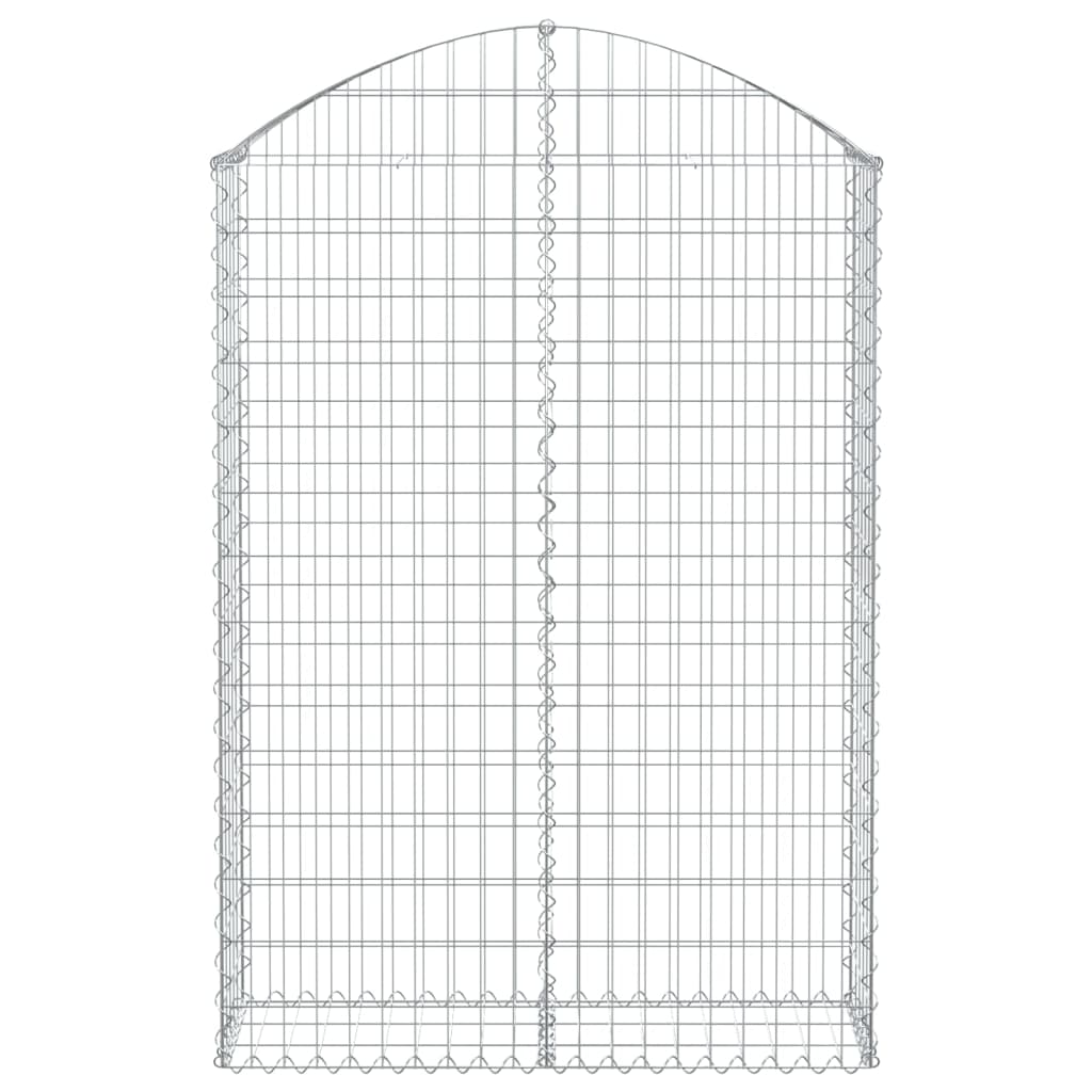 Συρματοκιβώτιο Τοξωτό 100x30x140/160εκ. από Γαλβανισμένο Χάλυβα - PAKOBAZAAR