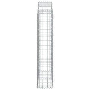 Συρματοκιβώτιο Τοξωτό 100x30x140/160εκ. από Γαλβανισμένο Χάλυβα