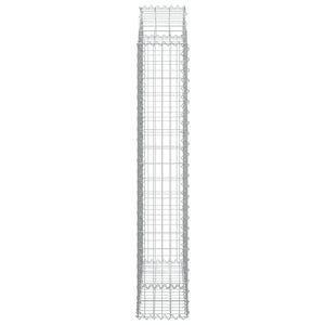 Συρματοκιβώτιο Τοξωτό 100x30x160/180εκ. από Γαλβανισμένο Χάλυβα