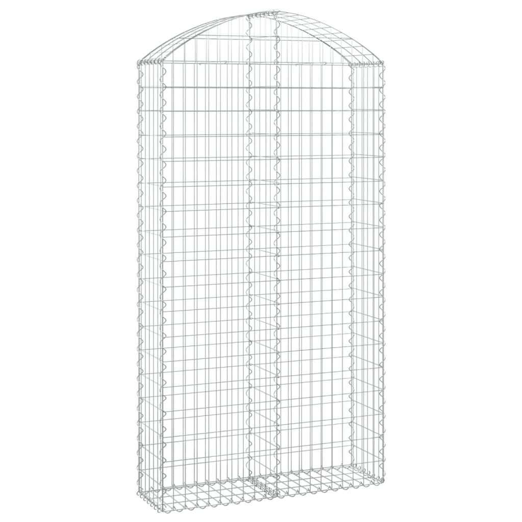 Συρματοκιβώτιο Τοξωτό 100x30x180/200εκ. από Γαλβανισμένο Χάλυβα - Pakobazaar