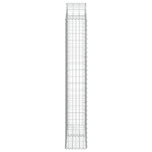 Συρματοκιβώτιο Τοξωτό 100x30x180/200εκ. από Γαλβανισμένο Χάλυβα - Pakobazaar
