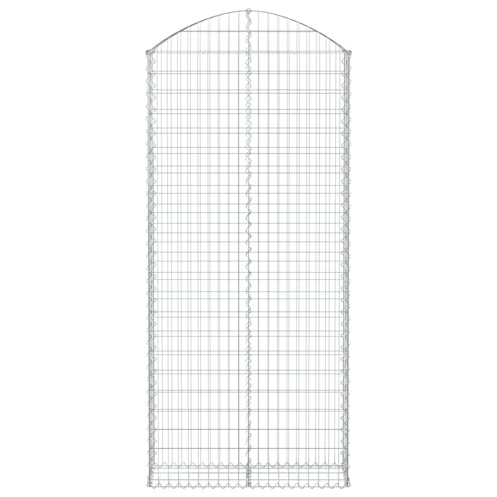 Συρματοκιβώτιο Τοξωτό 100x30x220/240εκ. από Γαλβανισμένο Χάλυβα - PAKOBAZAAR