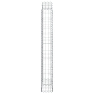Συρματοκιβώτιο Τοξωτό 100x30x220/240εκ. από Γαλβανισμένο Χάλυβα - PAKOBAZAAR