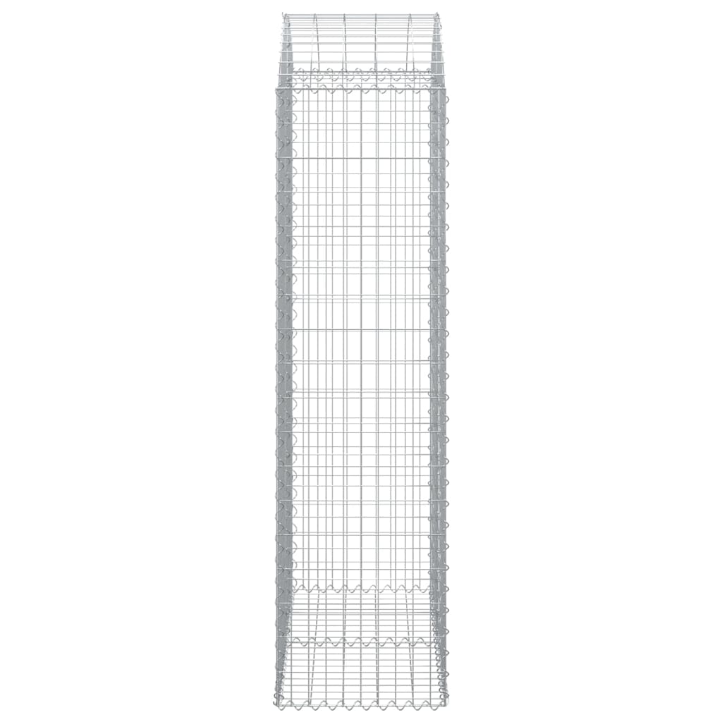 Συρματοκιβώτιο Τοξωτό 100x50x180/200εκ. από Γαλβανισμένο Χάλυβα - PAKOBAZAAR