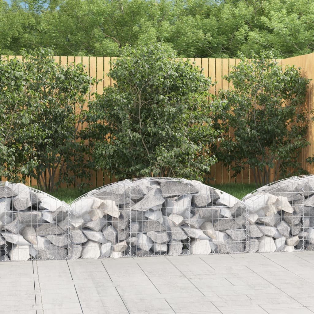 Συρματοκιβώτιο Τοξωτό 150x30x40/60εκ. από Γαλβανισμένο Χάλυβα - PAKOBAZAAR