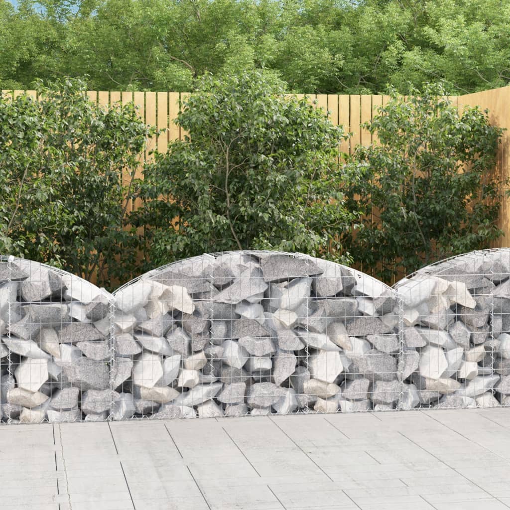 Συρματοκιβώτιο Τοξωτό 150x30x60/80εκ. από Γαλβανισμένο Χάλυβα - PAKOBAZAAR