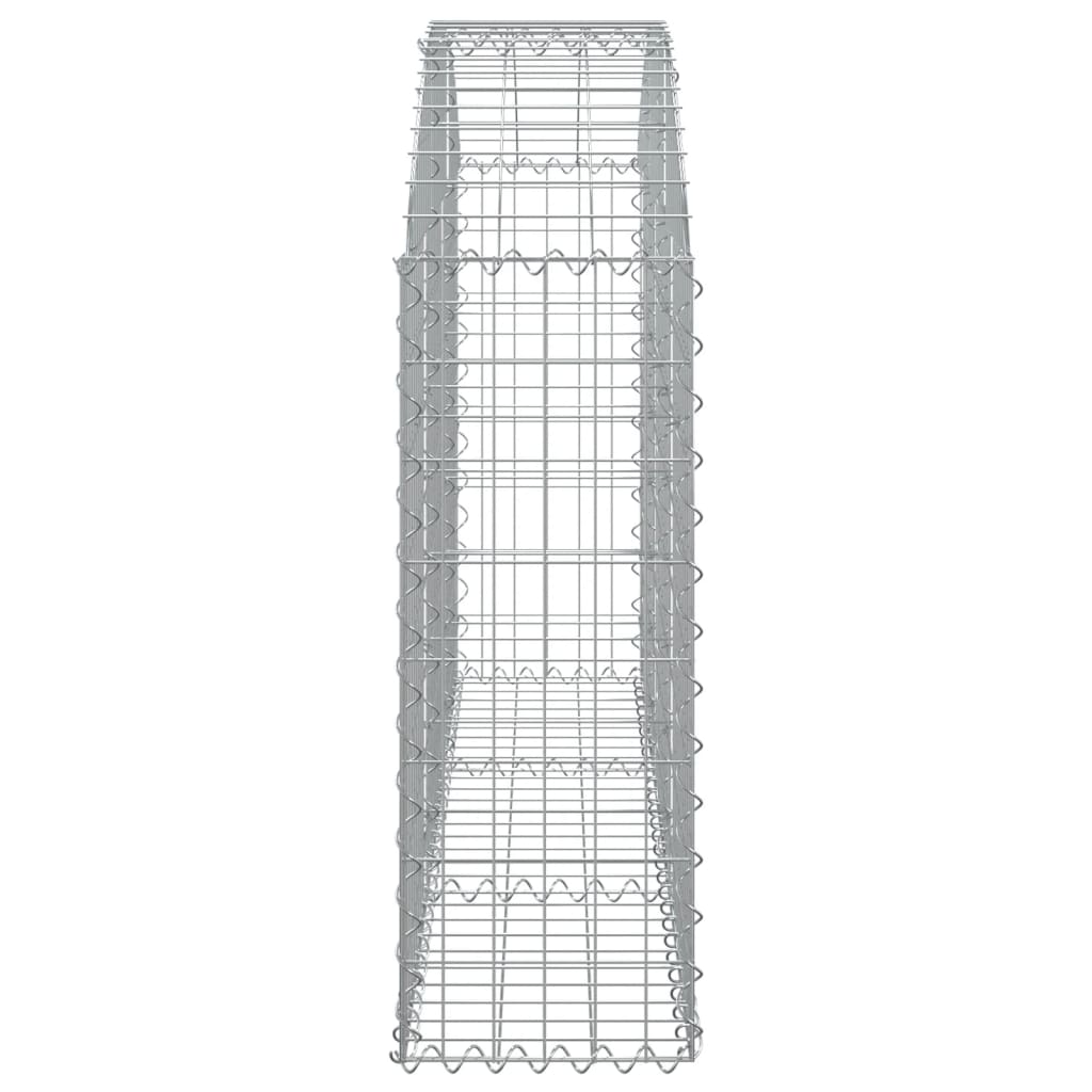 Συρματοκιβώτιο Τοξωτό 150x30x80/100εκ. από Γαλβανισμένο Χάλυβα - PAKOBAZAAR