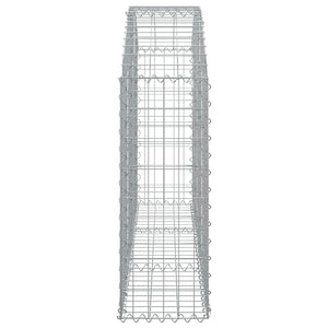 Συρματοκιβώτιο Τοξωτό 150x30x80/100εκ. από Γαλβανισμένο Χάλυβα - PAKOBAZAAR