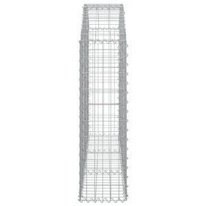 Συρματοκιβώτιο Τοξωτό 150x30x100/120εκ. από Γαλβανισμένο Χάλυβα - PAKOBAZAAR