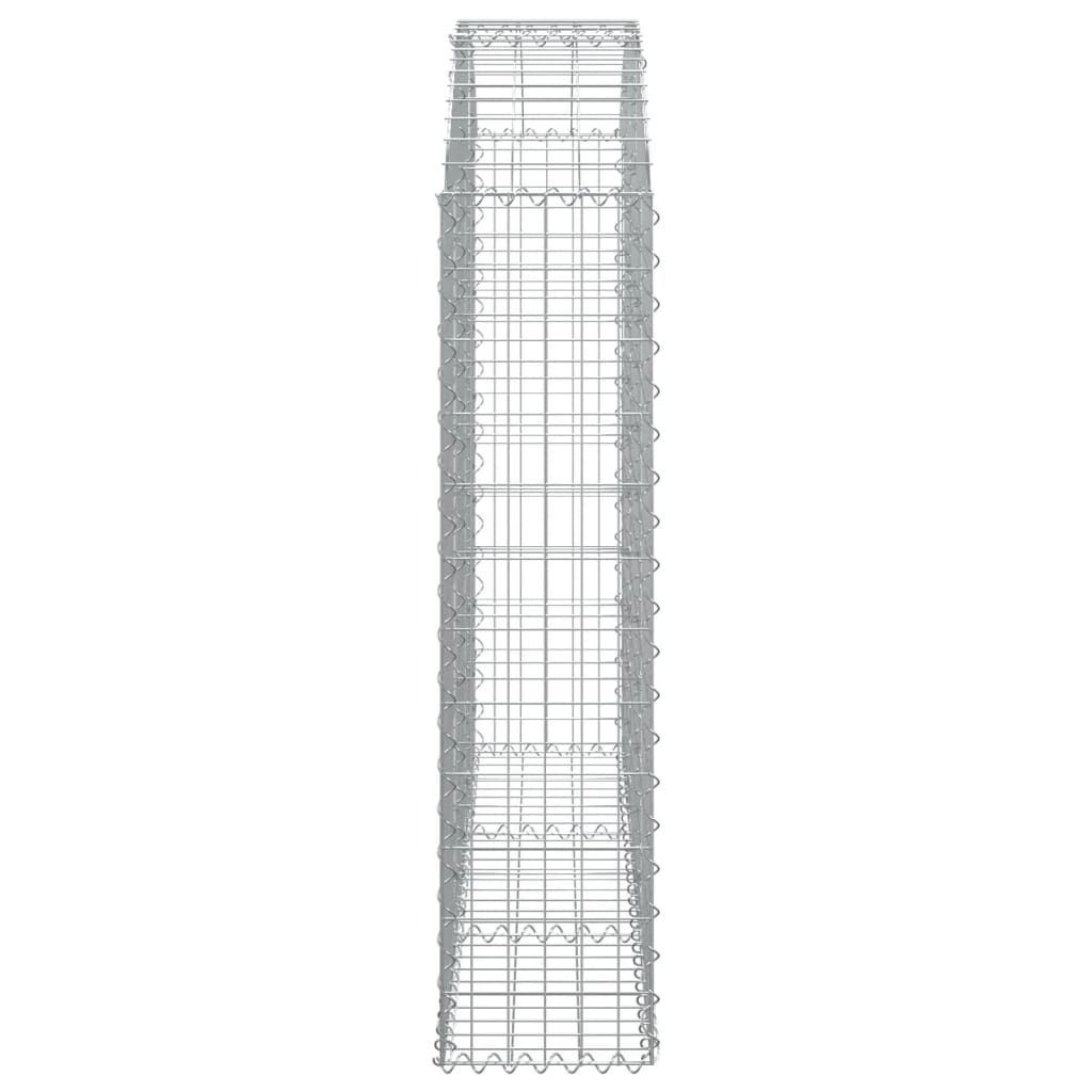 Συρματοκιβώτιο Τοξωτό 150x30x120/140εκ. από Γαλβανισμένο Χάλυβα - Pakobazaar
