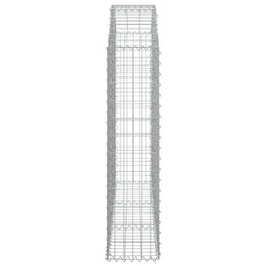 Συρματοκιβώτιο Τοξωτό 150x30x120/140εκ. από Γαλβανισμένο Χάλυβα - Pakobazaar