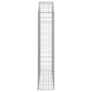 Συρματοκιβώτιο Τοξωτό 150x30x140/160εκ. από Γαλβανισμένο Χάλυβα