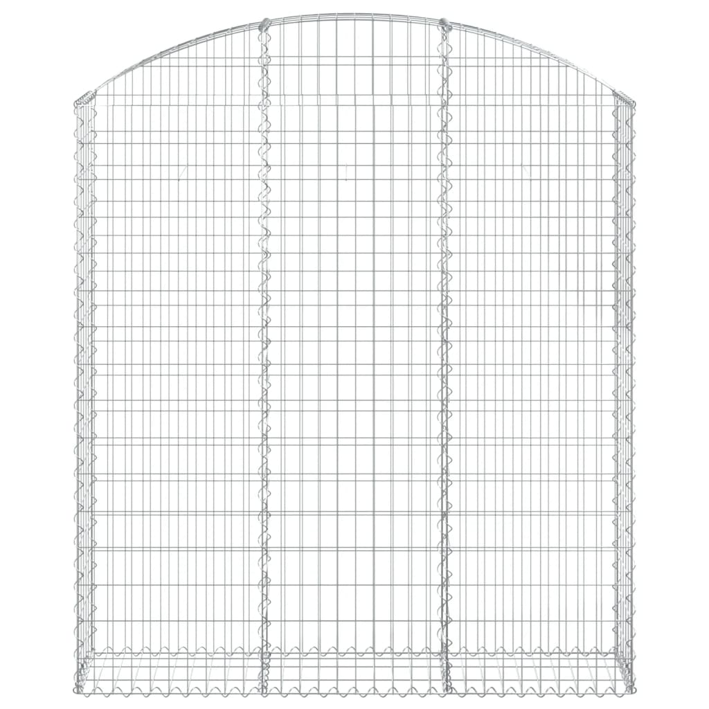 Συρματοκιβώτιο Τοξωτό 150x30x160/180εκ. από Γαλβανισμένο Χάλυβα - Pakobazaar