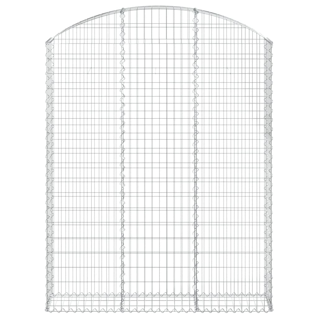 Συρματοκιβώτιο Τοξωτό 150x30x180/200εκ. από Γαλβανισμένο Χάλυβα - Pakobazaar