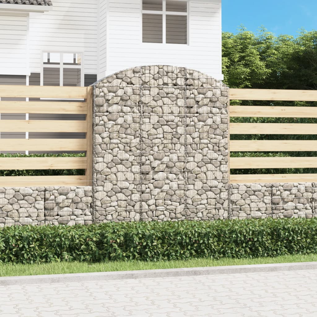 Συρματοκιβώτιο Τοξωτό 150x30x180/200εκ. από Γαλβανισμένο Χάλυβα - Pakobazaar