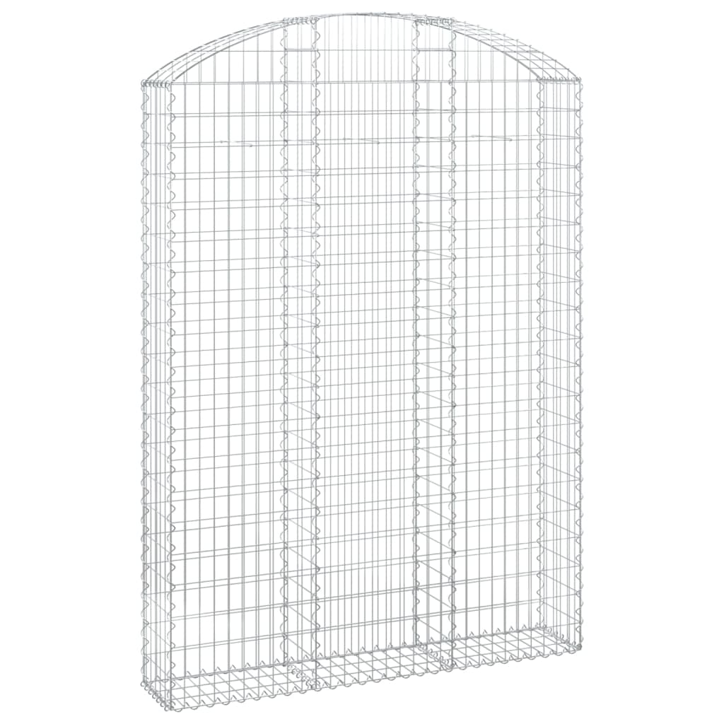 Συρματοκιβώτιο Τοξωτό 150x30x200/220εκ. από Γαλβανισμένο Χάλυβα - Pakobazaar