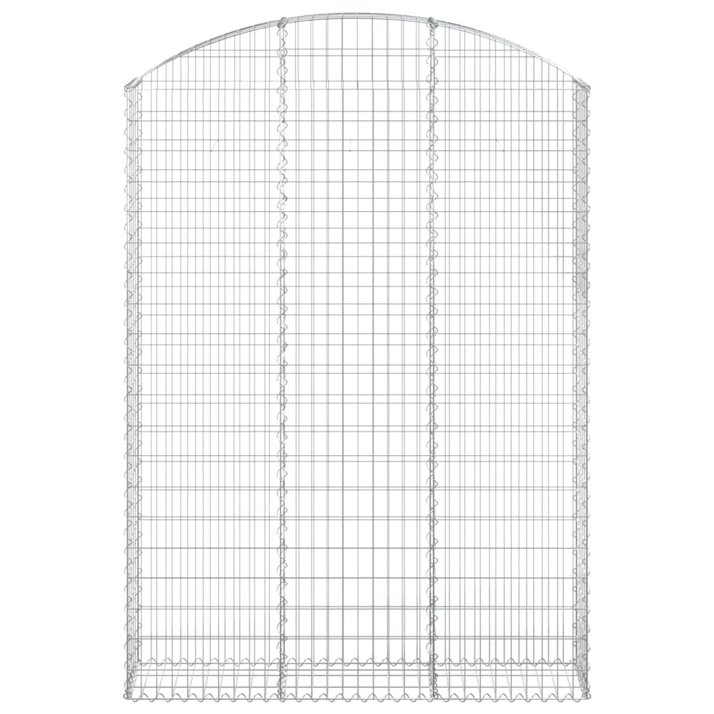 Συρματοκιβώτιο Τοξωτό 150x30x200/220εκ. από Γαλβανισμένο Χάλυβα - Pakobazaar