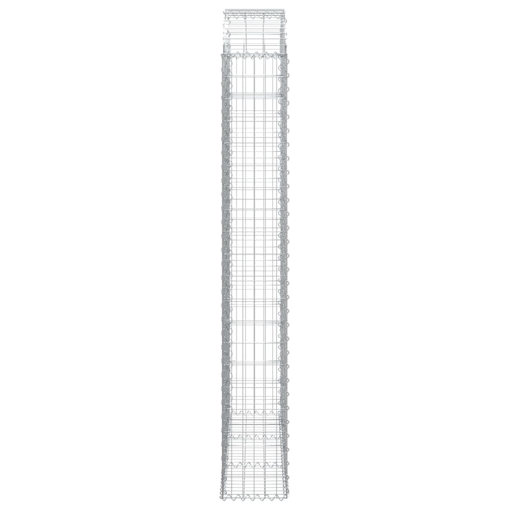 Συρματοκιβώτιο Τοξωτό 150x30x200/220εκ. από Γαλβανισμένο Χάλυβα - Pakobazaar