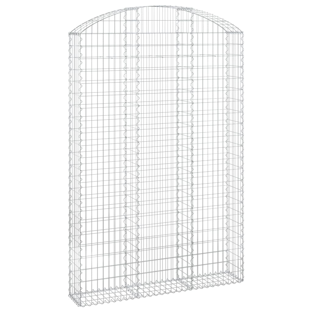 Συρματοκιβώτιο Τοξωτό 150x30x220/240εκ. από Γαλβανισμένο Χάλυβα - PAKOBAZAAR