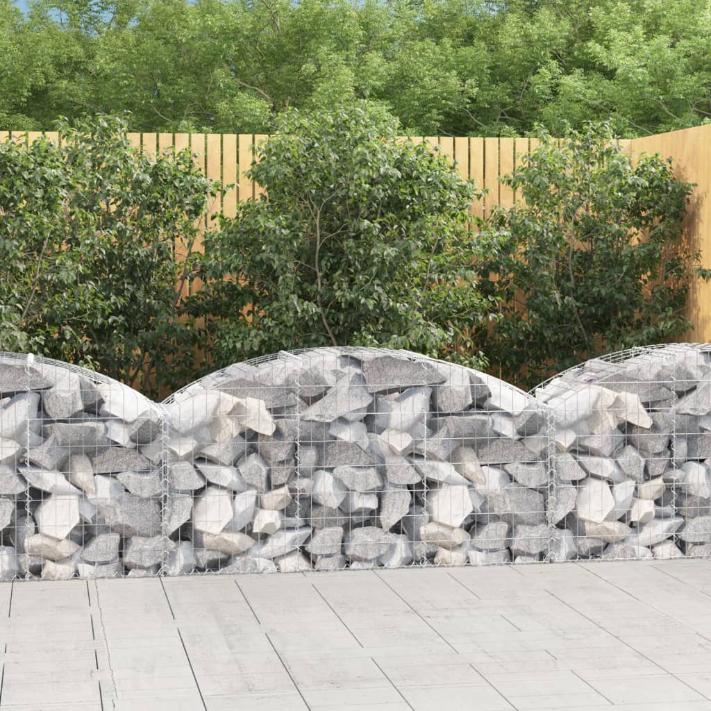 Συρματοκιβώτιο Τοξωτό 150x50x60/80εκ. από Γαλβανισμένο Χάλυβα - PAKOBAZAAR