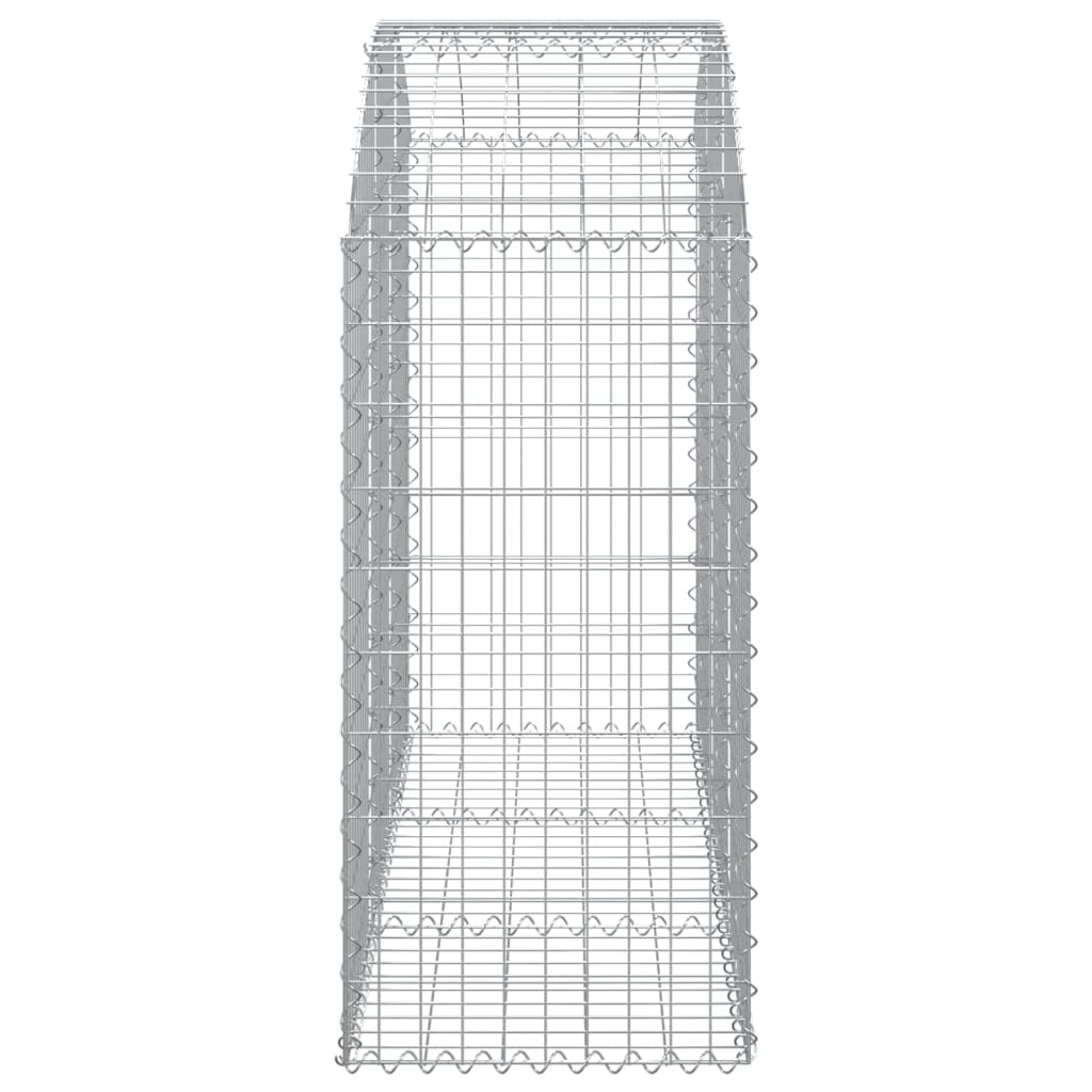 Συρματοκιβώτιο Τοξωτό 150x50x100/120εκ. από Γαλβανισμένο Χάλυβα - PAKOBAZAAR