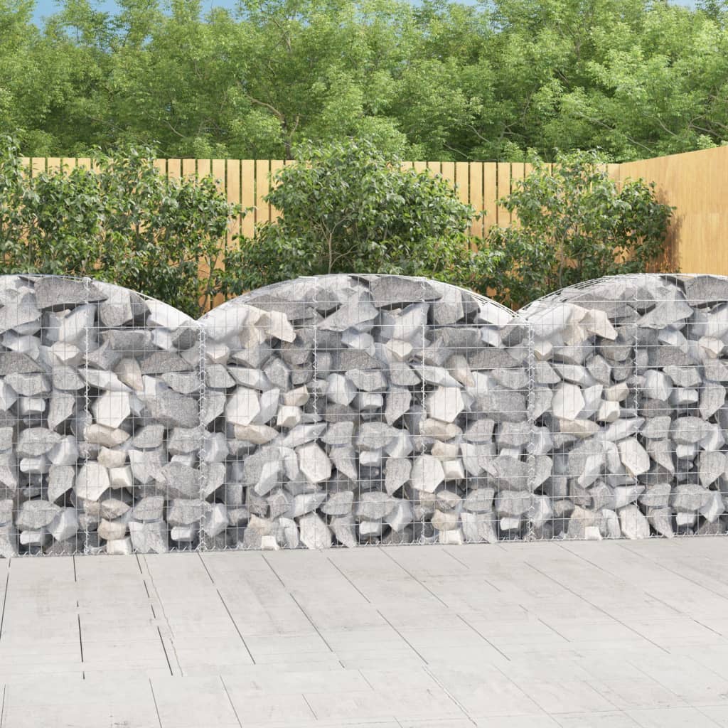 Συρματοκιβώτιο Τοξωτό 150x50x100/120εκ. από Γαλβανισμένο Χάλυβα - PAKOBAZAAR
