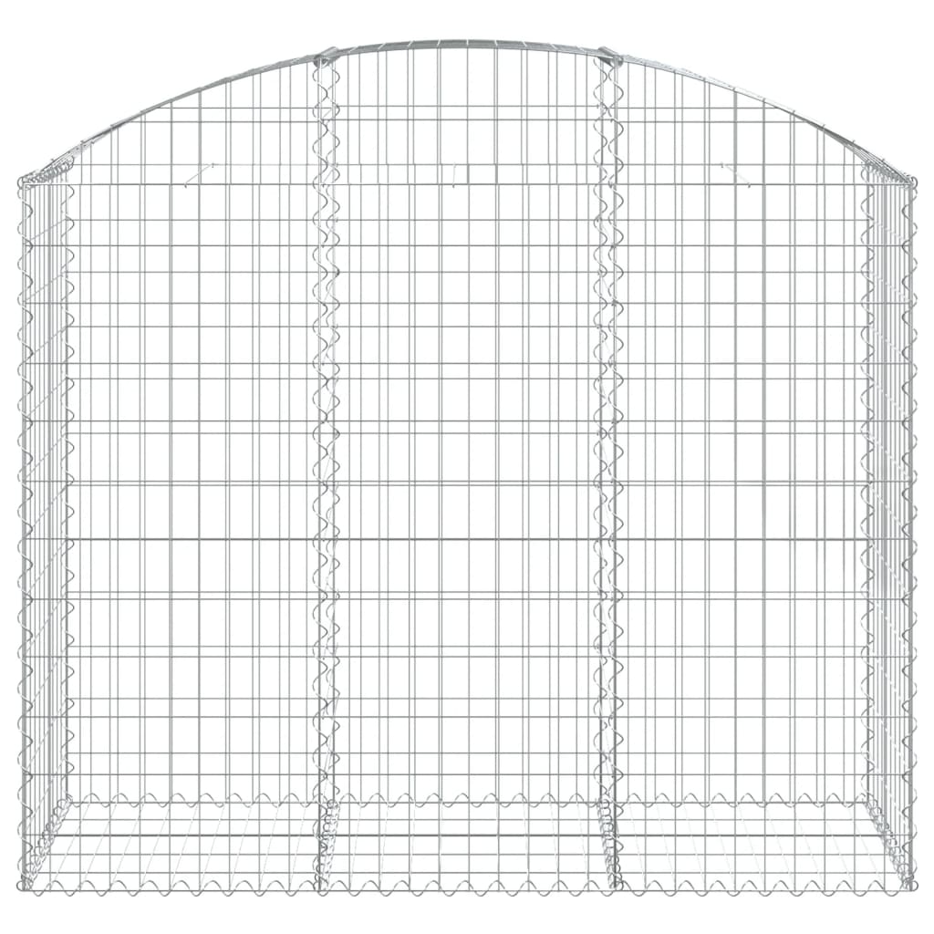 Συρματοκιβώτιο Τοξωτό 150x50x120/140εκ. από Γαλβανισμένο Χάλυβα - PAKOBAZAAR