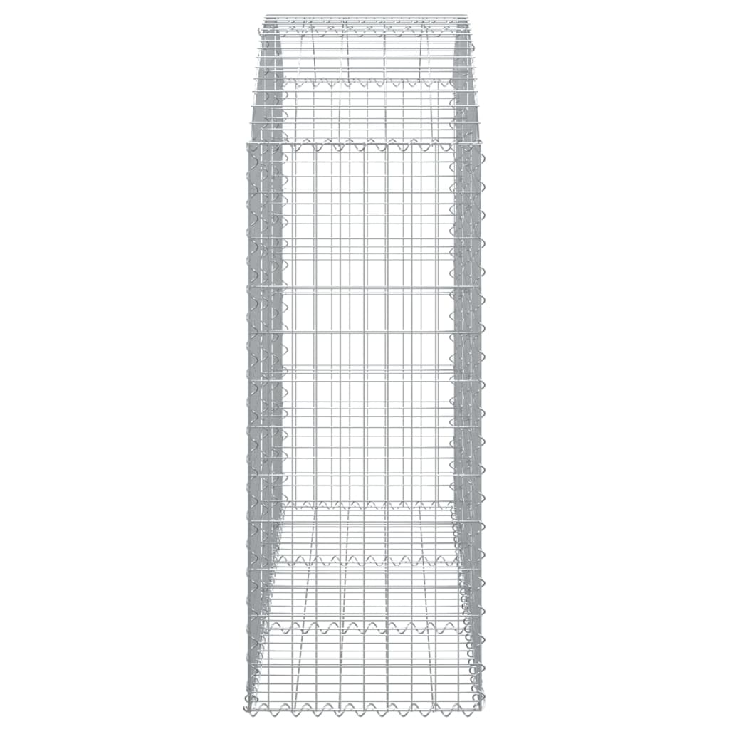 Συρματοκιβώτιο Τοξωτό 150x50x120/140εκ. από Γαλβανισμένο Χάλυβα - PAKOBAZAAR