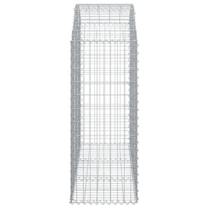 Συρματοκιβώτιο Τοξωτό 150x50x120/140εκ. από Γαλβανισμένο Χάλυβα - PAKOBAZAAR