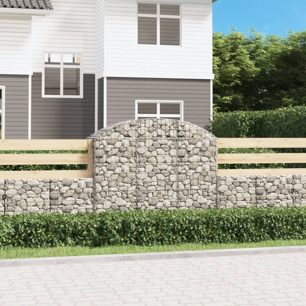 Συρματοκιβώτιο Τοξωτό 150x50x120/140εκ. από Γαλβανισμένο Χάλυβα - PAKOBAZAAR
