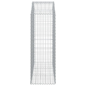 Συρματοκιβώτιο Τοξωτό 150x50x140/160εκ. από Γαλβανισμένο Χάλυβα - PAKOBAZAAR