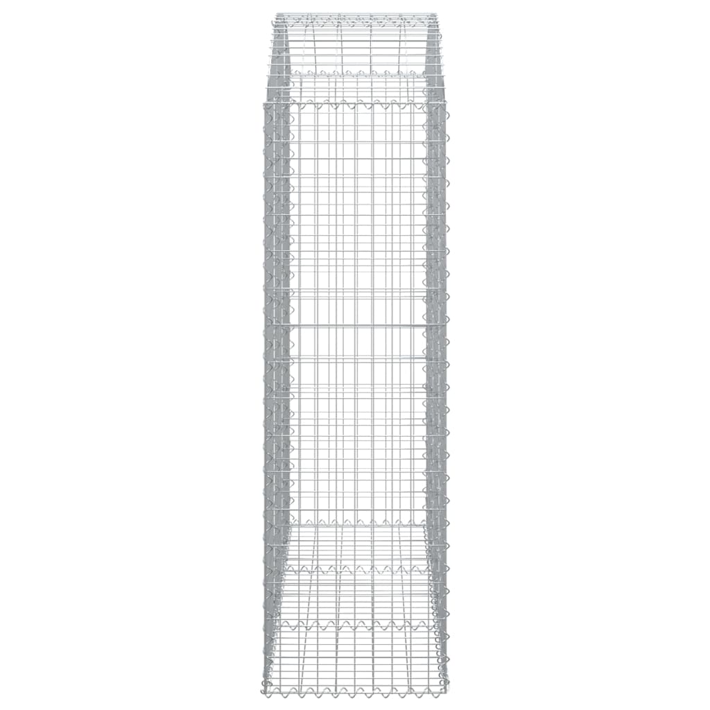 Συρματοκιβώτιο Τοξωτό 150x50x160/180εκ. από Γαλβανισμένο Χάλυβα - PAKOBAZAAR