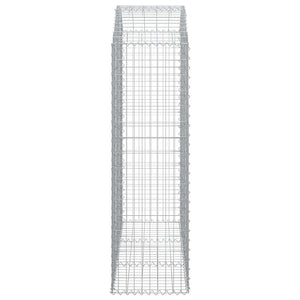 Συρματοκιβώτιο Τοξωτό 150x50x160/180εκ. από Γαλβανισμένο Χάλυβα - PAKOBAZAAR