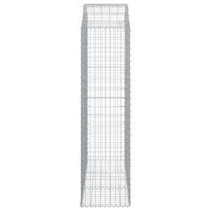 Συρματοκιβώτιο Τοξωτό 150x50x180/200εκ. από Γαλβανισμένο Χάλυβα - PAKOBAZAAR