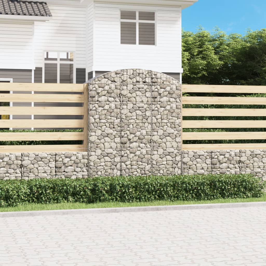 Συρματοκιβώτιο Τοξωτό 150x50x180/200εκ. από Γαλβανισμένο Χάλυβα - PAKOBAZAAR