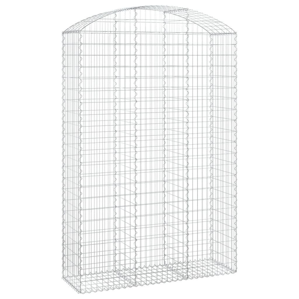 Συρματοκιβώτιο Τοξωτό 150x50x220/240εκ. από Γαλβανισμένο Χάλυβα - PAKOBAZAAR