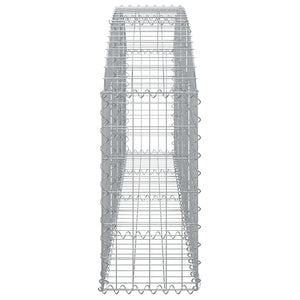 Συρματοκιβώτιο Τοξωτό 200x30x60/80εκ. από Γαλβανισμένο Χάλυβα - PAKOBAZAAR