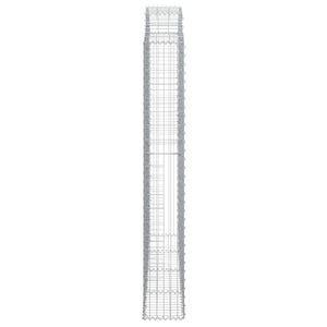 Συρματοκιβώτιο Τοξωτό 200x30x200/220εκ. από Γαλβανισμένο Χάλυβα