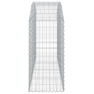 Συρματοκιβώτιο Τοξωτό 200x50x100/120εκ. από Γαλβανισμένο Χάλυβα - PAKOBAZAAR