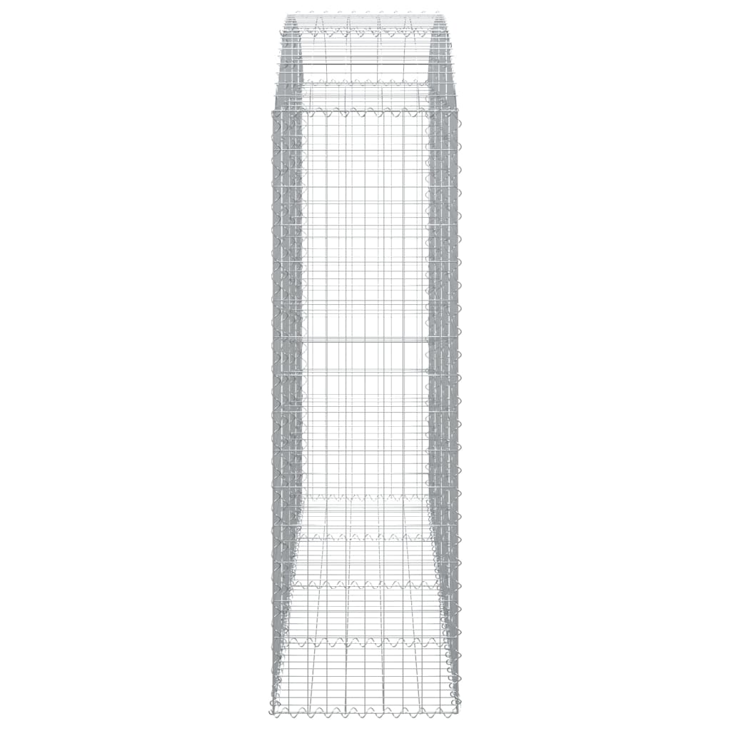 Συρματοκιβώτιο Τοξωτό 200x50x160/180εκ. από Γαλβανισμένο Χάλυβα - PAKOBAZAAR