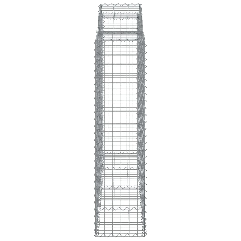 Συρματοκιβώτιο Τοξωτό 200x50x160/180εκ. από Γαλβανισμένο Χάλυβα - PAKOBAZAAR