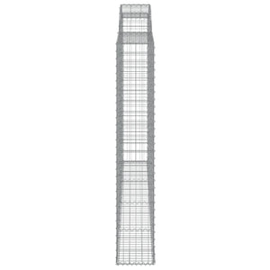 Συρματοκιβώτιο Τοξωτό 300x30x180/200εκ. από Γαλβανισμένο Χάλυβα - PAKOBAZAAR