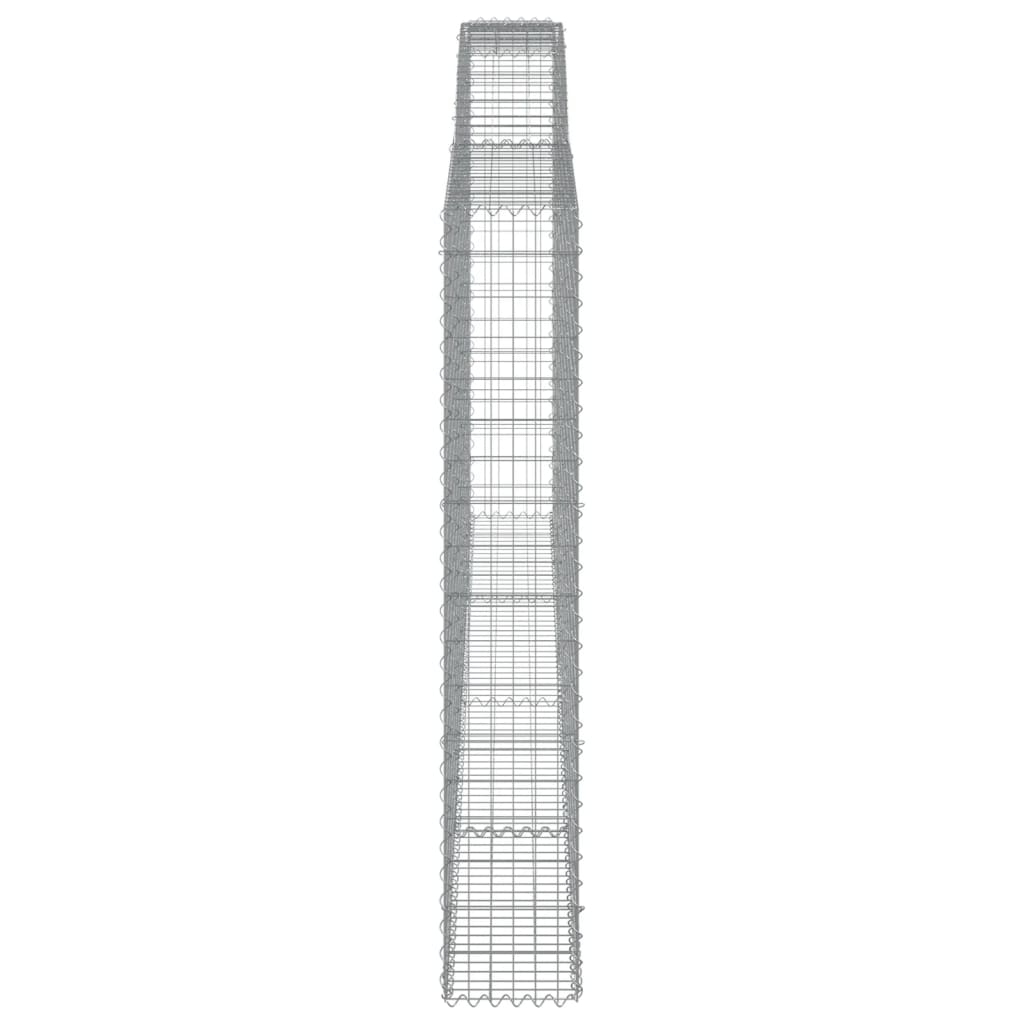 Συρματοκιβώτιο Τοξωτό 400x30x180/200εκ. από Γαλβανισμένο Χάλυβα - PAKOBAZAAR