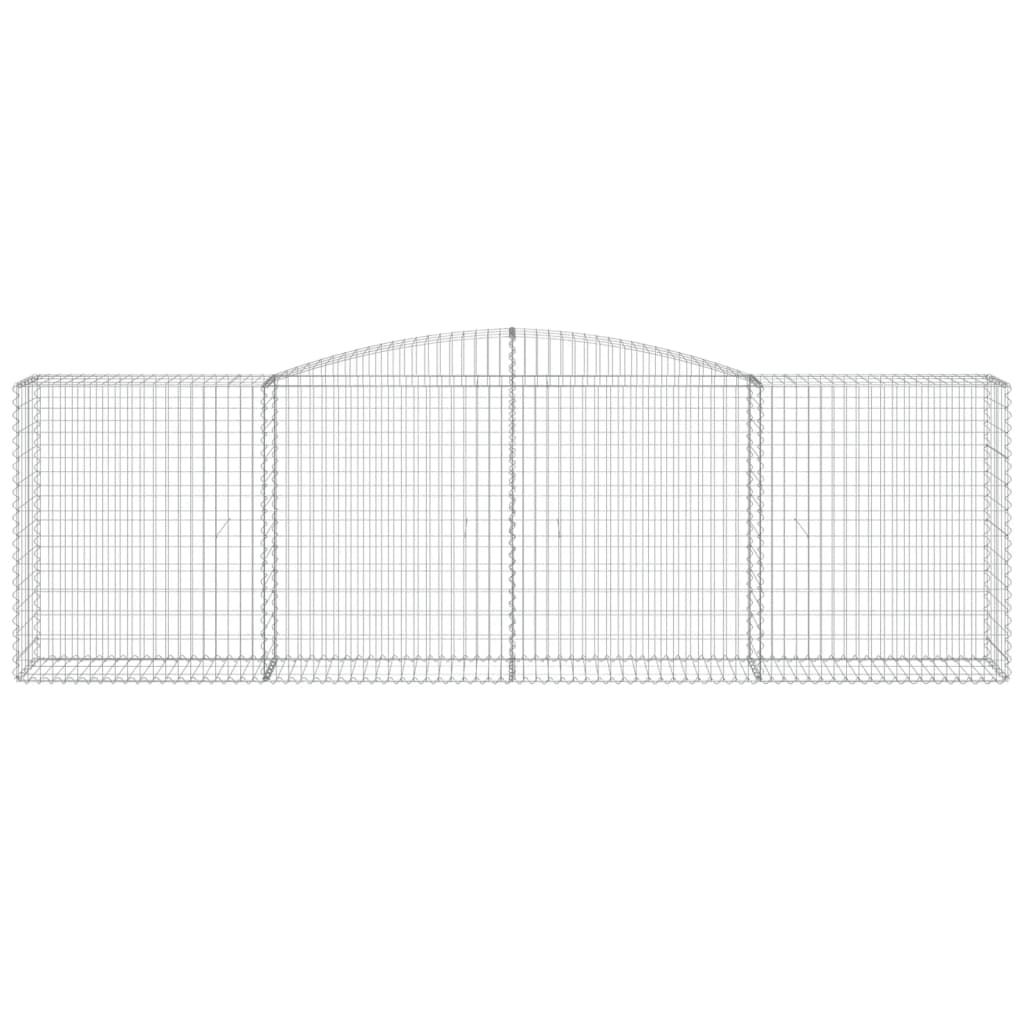 Συρματοκιβώτιο Τοξωτό 400x50x120/140εκ. από Γαλβανισμένο Χάλυβα - PAKOBAZAAR