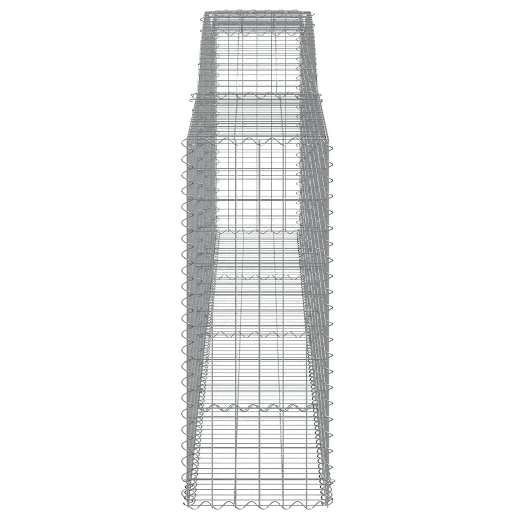 Συρματοκιβώτιο Τοξωτό 400x50x120/140εκ. από Γαλβανισμένο Χάλυβα - PAKOBAZAAR
