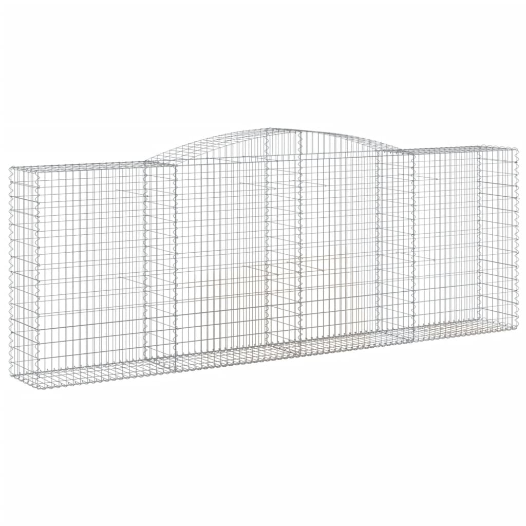 Συρματοκιβώτιο Τοξωτό 400x50x140/160εκ. από Γαλβανισμένο Χάλυβα - PAKOBAZAAR