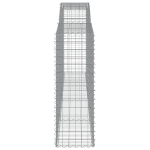 Συρματοκιβώτιο Τοξωτό 400x50x140/160εκ. από Γαλβανισμένο Χάλυβα - PAKOBAZAAR