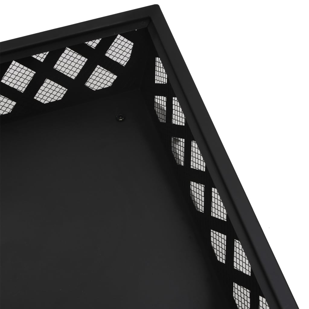 Τζάκι Εξωτερικού Χώρου 50 εκ. Ατσάλινο με Σκαλιστήρι