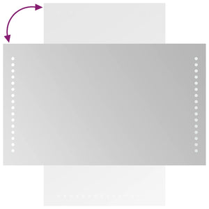 Καθρέφτης Μπάνιου με LED 30x50 εκ. - Pakobazaar