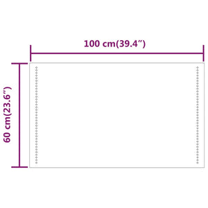 Καθρέφτης Μπάνιου με LED 60x100 εκ.